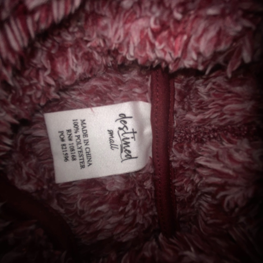Women’s Red Sherpa jacket